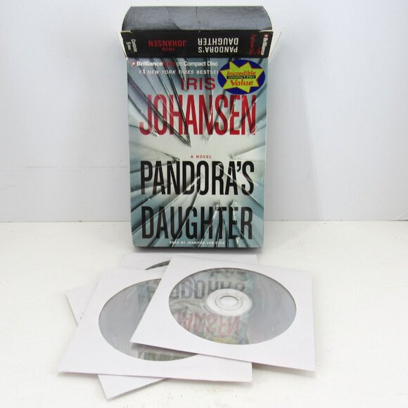 Iris Johansen Brilliance Audio On CD Lot of 2 Deadlock, and Pandora's Daughter - Picture 5 of 6